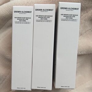3 Bottles of Grown Alchemist Age-Repair Sleep Masque - Cream